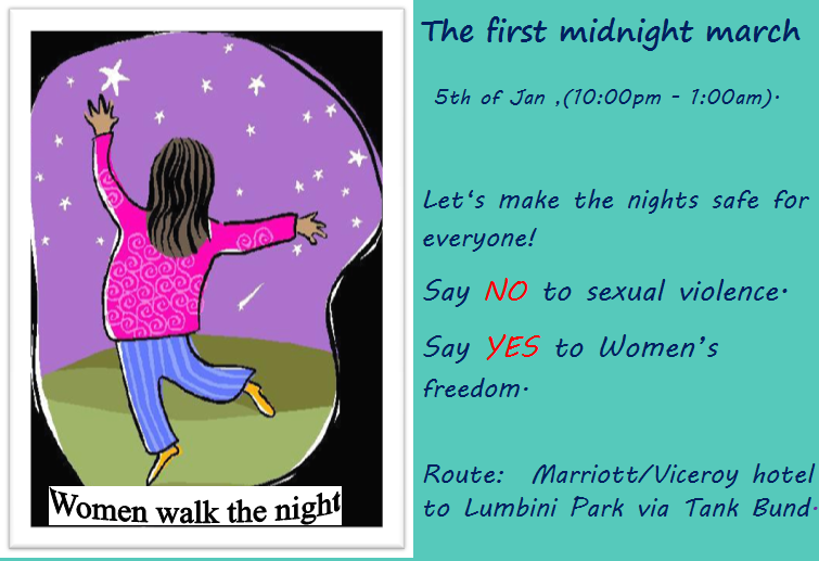Women walk the night